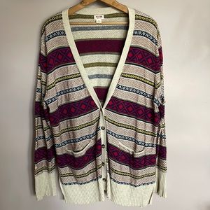 Mossimo Supply Co Patterned Cardigan
